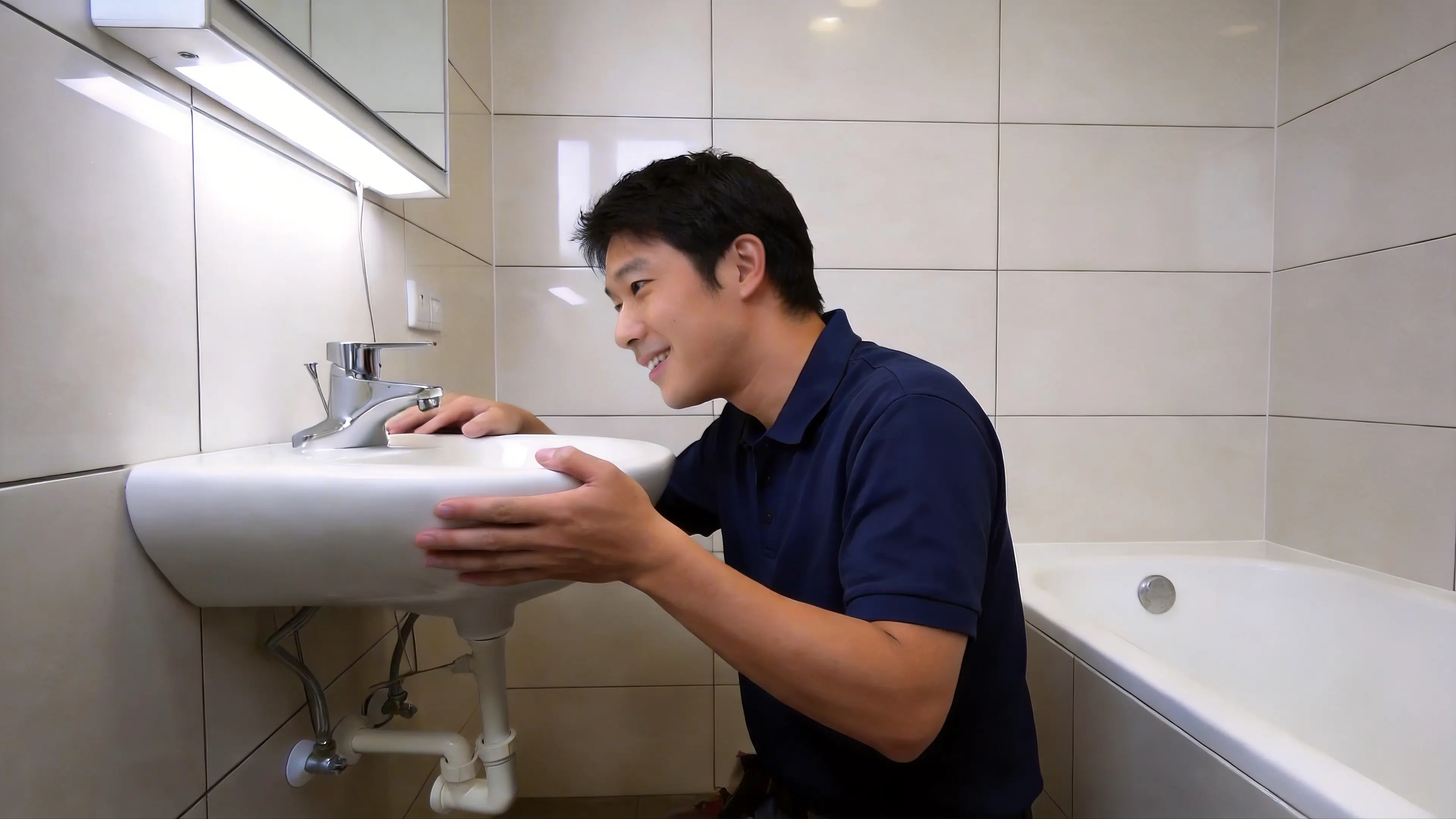 台中衛浴管線重配與設備安裝｜互立工程行